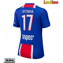 Paris Saint-Germain Vitinha #17 Replica Home Shirt Ladies 2026-27 Short Sleeve